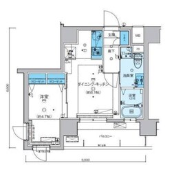 リヴシティ横濱新川町弐番館の物件間取画像